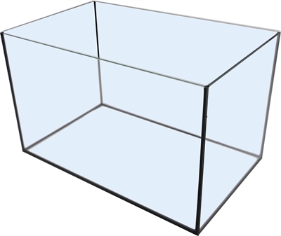 Aquarium Met Zwarte Kit – 45 x 28 x 28 cm