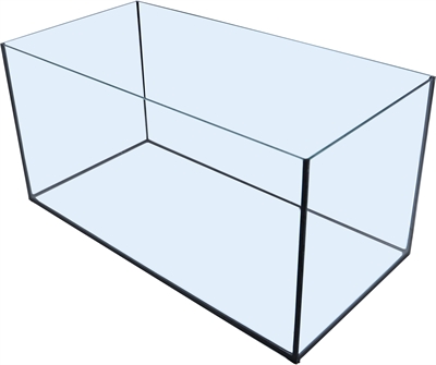 Aquarium Met Zwarte Kit – 60 x 30 x 30 cm
