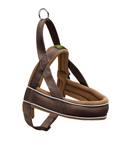 Hunter Harnas Norweger Racing Nylon Bruin / Cognac – LARGE 62-75 x 2,5 cm