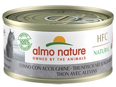 Almo Nature Cat Tonijn / Jonge Witvis – 24 x 70 g