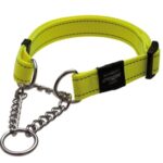 Rogz For Dogs Fanbelt Halfslip Halsband Geel – 20 mm x 37-56 cm