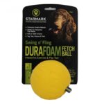 Starmark Swing 'N Fling Durafoam Fetch Bal Aan Koord – LARGE 9 cm