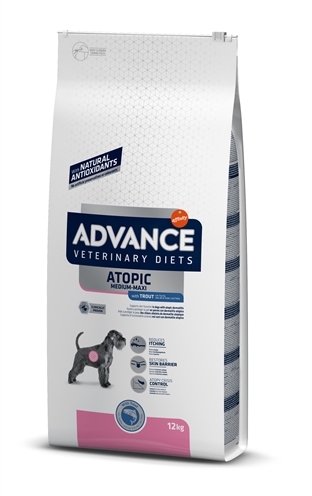Advance Veterinary Diet Dog Gevoelige Huid Medium / Maxi – 12 kg