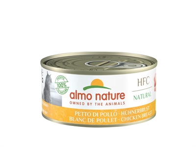 Almo Nature Cat Kippenborst – 24 x 70 g