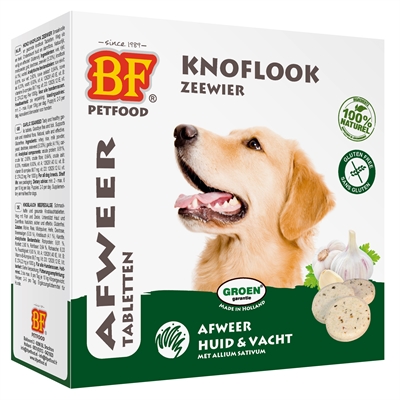 Bf Petfood Hondensnoepjes Knoflook Zeewier – 55 st