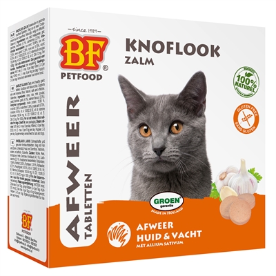 Bf Petfood Kattensnoepjes Knoflook Zalm – 100 st