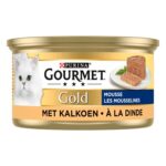 Gourmet Gold Fijne Mousse Kalkoen - 24 x 85 g