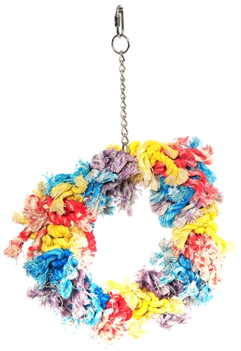 Happy Pet Papegaai Flossin Ring – 28 x 23 x 8 cm