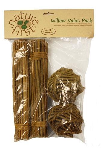 Happy Pet Wilgen Value Pack 2 Sticks / 2 Ballen – 26 x 9 x 9 cm