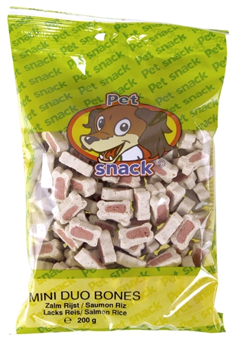Petsnack Botjes Duo Zalm / Rijst – 14 x 200 g
