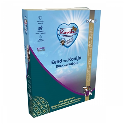 Renske Vers Vlees Eend / Konijn – 10 x 395 g