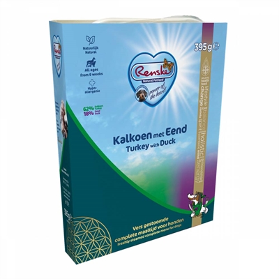 Renske Vers Vlees Kalkoen/Eend – 10 x 395 g