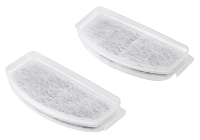 Ebi Pet Water Feeder Carbon Filter Vervanging Voor Mango - 2 stuks 11,5 x 5 x 1,5 cm