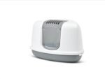 Savic Hoek Kattenbak Nestor Grijs / Wit - 58,5 x 45,5 x 40 cm
