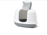 Savic Hoek Kattenbak Nestor Grijs / Wit - 58,5 x 45,5 x 40 cm