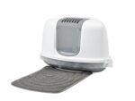 Savic Hoek Kattenbak Nestor Grijs / Wit - 58,5 x 45,5 x 40 cm