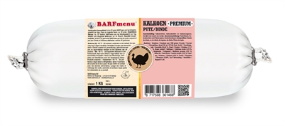 Barfmenu Kalkoen Hondenvoer - 1000 g