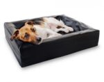 Bia Bed Hondenmand Orthopedisch Zwart - Bia-3 70 x 60 x 15 cm