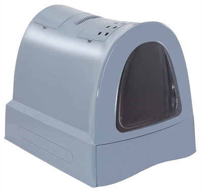 378741.jpg Imac Kattenbak Zuma Met Schuiflade Blauw - 40 x 56 x 42,5 cm