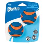 Chuckit Ultra Squeaker Bal - Medium 6 cm 2 stuks