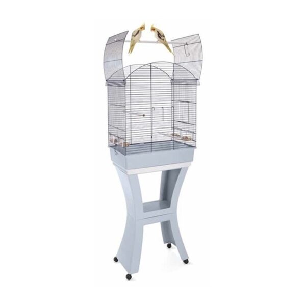 Imac Vogelkooi Calla Met Standaard Blauw / Grijs - 62 x 43 x 78 cm