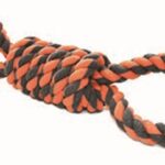 Happy Pet Nuts For Knots Extreme Spoel 8 Vorm Tugger Grijs / Oranje - 55 x 11 x 11 cm