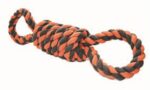 Happy Pet Nuts For Knots Extreme Spoel 8 Vorm Tugger Grijs / Oranje - 55 x 11 x 11 cm