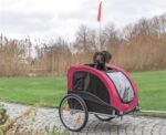 Trixie Hondenfietskar Zwart / Rood - 80 x 75 x 86 cm