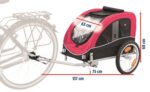 Trixie Hondenfietskar Zwart / Rood - 75 x 63 x 68 cm