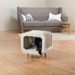 Trixie Alicia Relax Huis Lichtgrijs / Grijs Gemeleerd - 48 x 48 x 38 cm