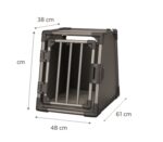 Trixie Vervoersbox Aluminium Grafiet - S 61 x 48 x 56 cm