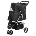 Trixie Hondenbuggy Zwart - 80 x 47 x 100 cm