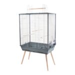 Zolux Vogelkooi Neo Jili Xl Grijs - 81 x 48 x 132 cm