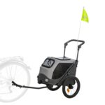 Trixie Hondenfietskar Opvouwbaar Grijs - 90 x 63 x 95 cm