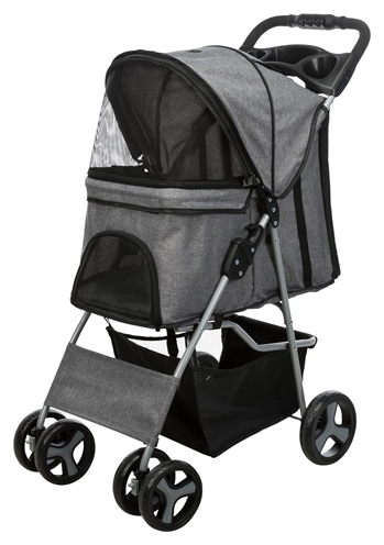 398683.jpg Trixie Hondenbuggy Grijs - 47 x 80 x 100 cm Tot 15 kg