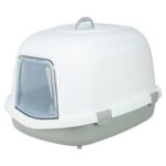 Trixie Kattenbak Primo Xxl Top Met Kap Grijs / Wit - 71 x 56 x 47 cm