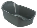 Trixie Be Eco Gerecycled Kattenbak Vico Met Kap Antraciet/Groen - 56 x 40 x 40 cm