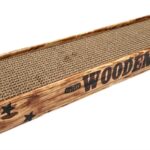 Croci Krabplank Homedecor Noce Houtprint Bruin - 48 x 12,5 x 5 cm