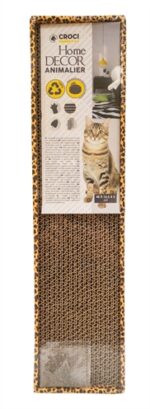 Croci Krabplank Homedecor Dierenprint Luipaard - 48 x 12,5 x 5 cm