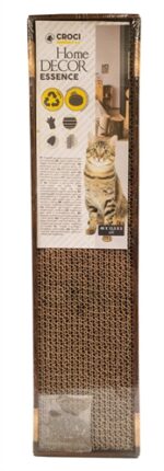 Croci Krabplank Homedecor Wenge Houtprint Donkerbruin - 48 x 12,5 x 5 cm