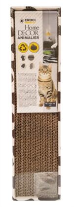 Croci Krabplank Homedecor Dierenprint Koe - 48 x 12,5 x 5 cm