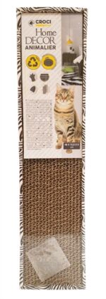 Croci Krabplank Homedecor Dierenprint Zebra - 48 x 12,5 x 5 cm