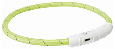 402428.jpg Trixie Lichtgevende Halsband Hond Flash Usb Tpu / Nylon Groen - 45 x 0,7 cm