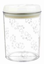 Trixie Voorraadpot Kunststof Transparant / Wit - 1,5 l 17,5 cm