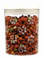 Trixie Voorraadpot Kunststof Transparant / Wit - 1,5 l 17,5 cm