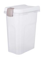 Trixie Voerton Luchtdicht Afsluitbaar Kunststof Transparant Wit / Wit - 15 l 22 x 34 x 41,5 cm