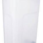 Trixie Voerton Luchtdicht Afsluitbaar Kunststof Transparant Wit / Wit - 40 l 26,5 x 44,5 x 61,5 cm