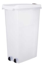 Trixie Voerton Luchtdicht Afsluitbaar Kunststof Transparant Wit / Wit - 40 l 26,5 x 44,5 x 61,5 cm
