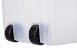 Trixie Voerton Luchtdicht Afsluitbaar Kunststof Transparant Wit / Wit - 40 l 26,5 x 44,5 x 61,5 cm