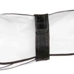 Trixie Regenjas Tarbes Transparant / Zwarte Stroken - 55 cm